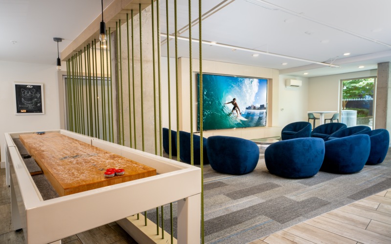 game & tv area